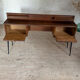 Vintage oak console desk