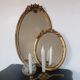 Romantic golden mirror Louis XVI style