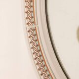 Vintage 70's wall mirror decorated carrara matta design
