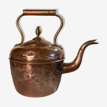 Old copper kettle