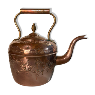 Old copper kettle