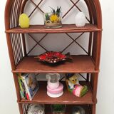 Bamboo shelf and cannage 60s