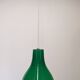 Green opaline water drop pendant light from the 50s/60s