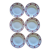 6 Badonviller soup plates