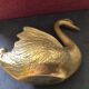 Brass swan