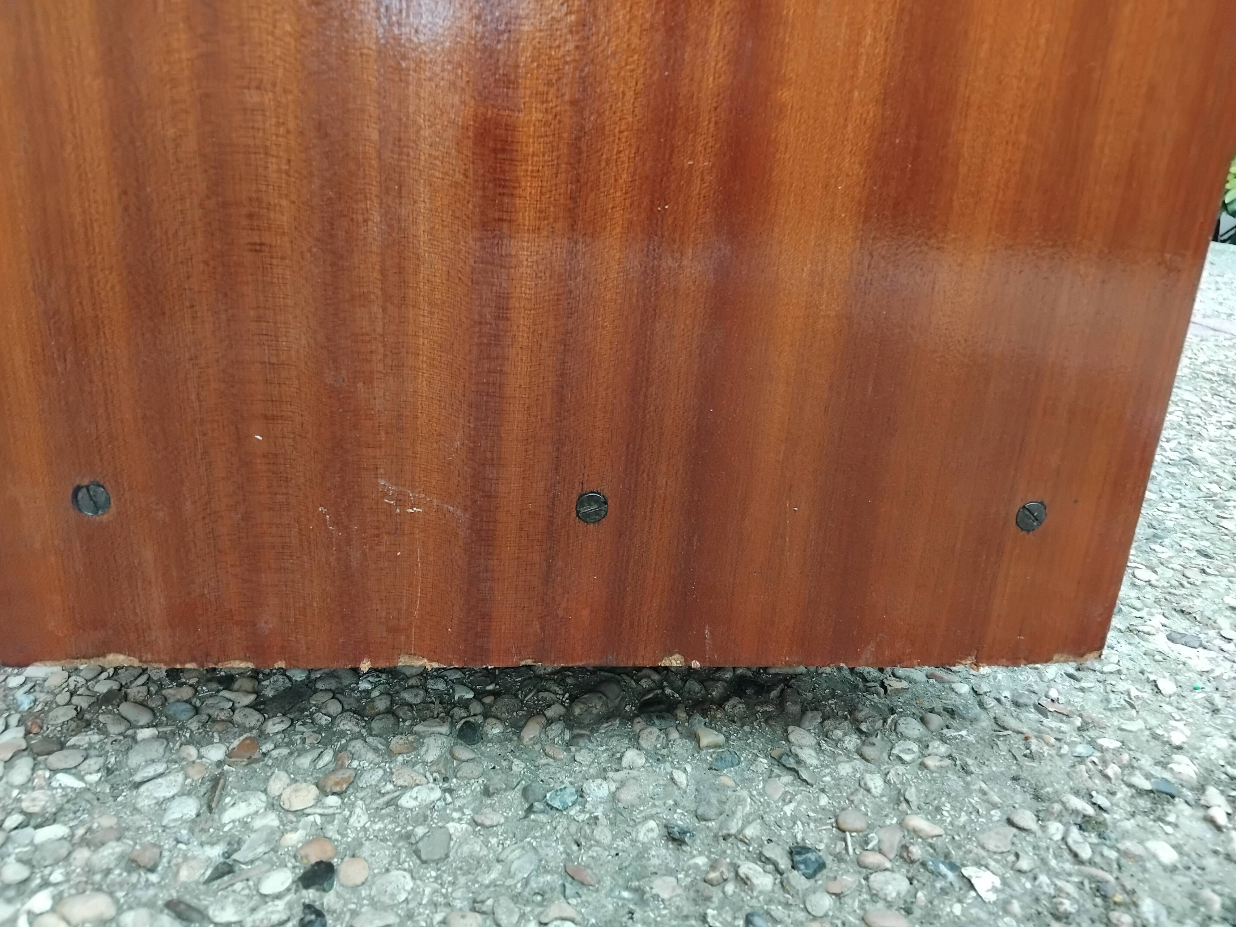 Vintage Scandinavian-style teak bookcase