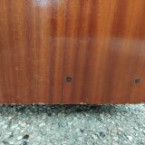 Vintage Scandinavian-style teak bookcase