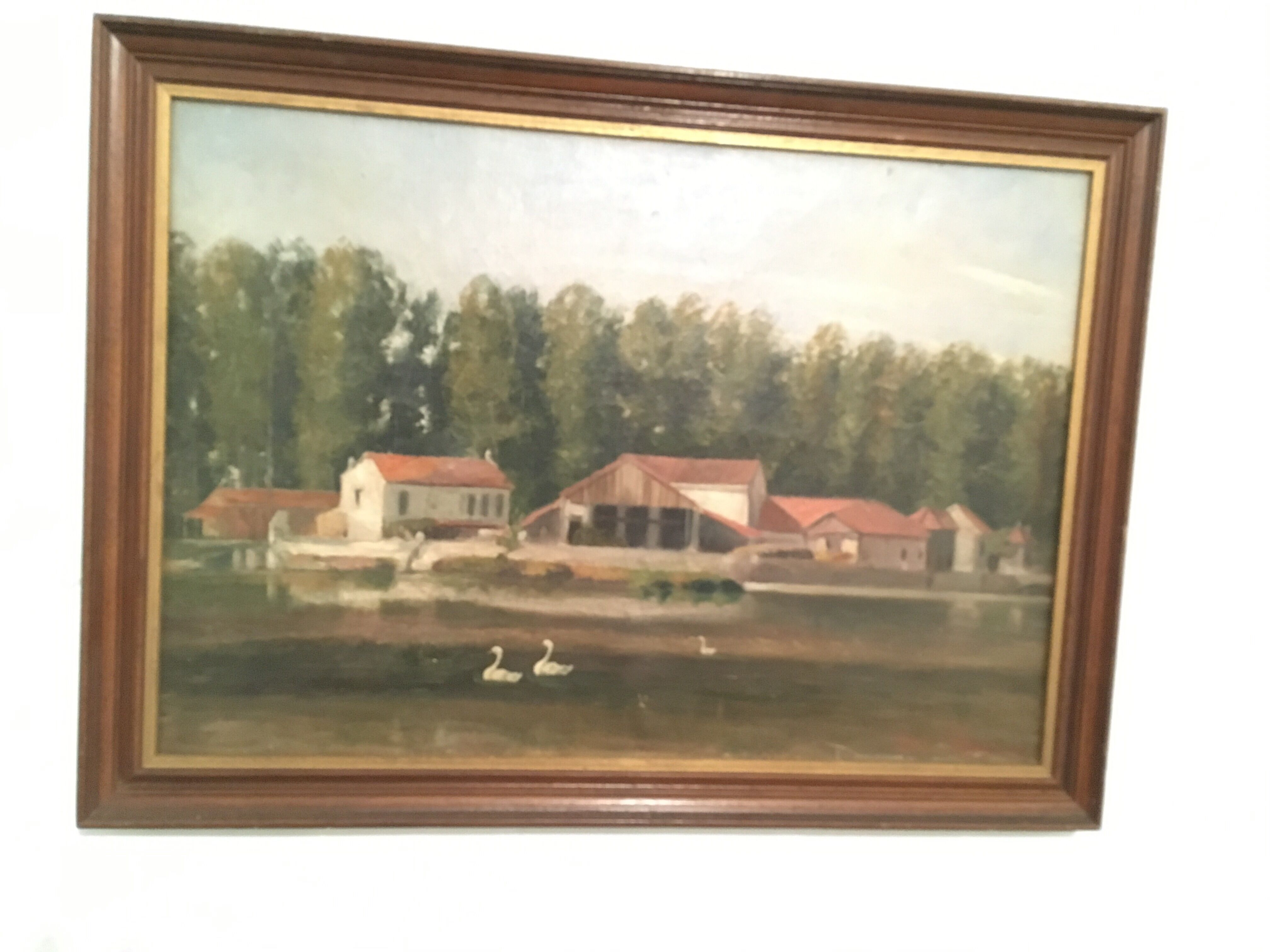 Table 'farm at the edge of water"