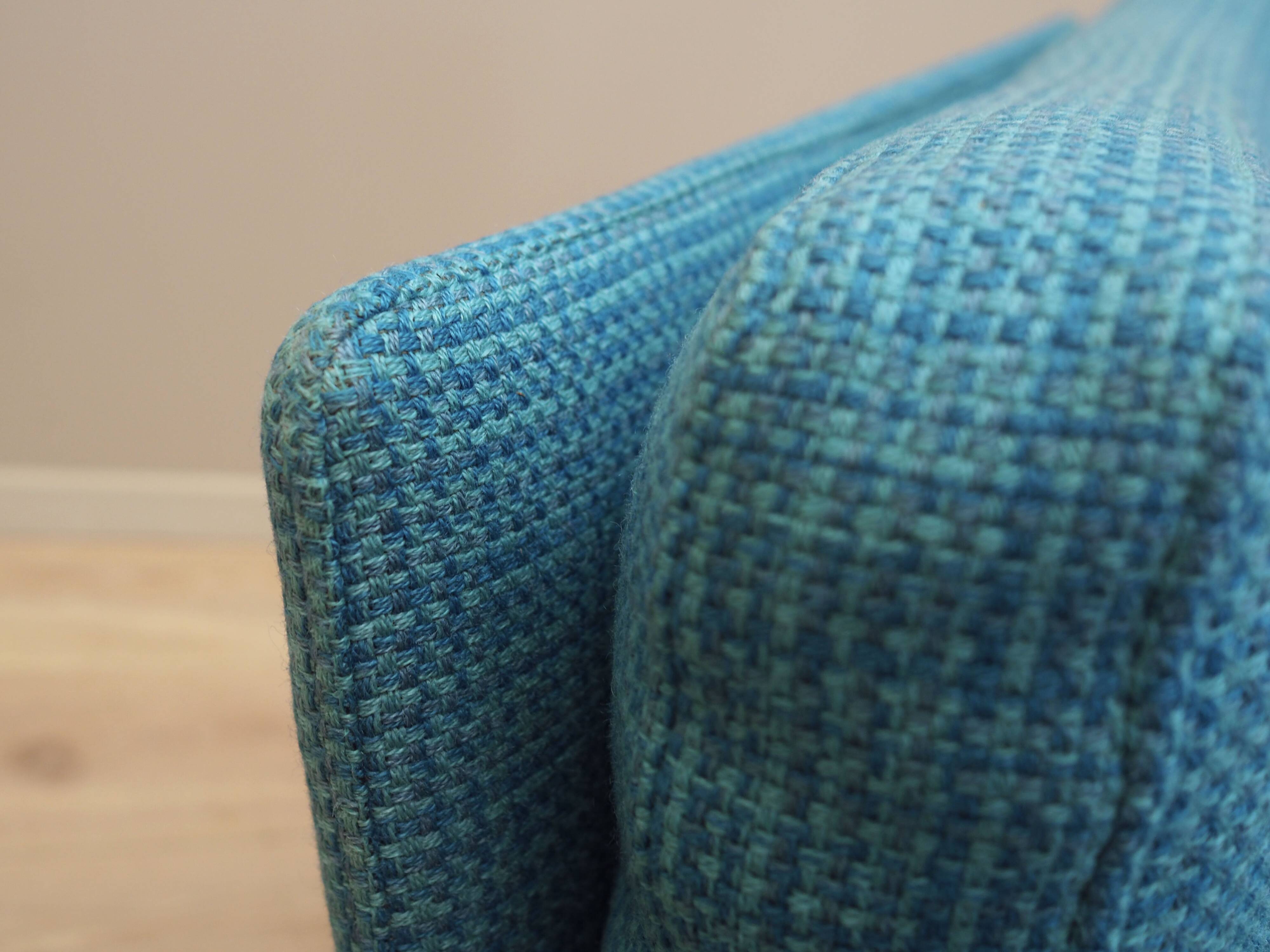 Blue armchair, Danish design, 1960s, production: Denmark