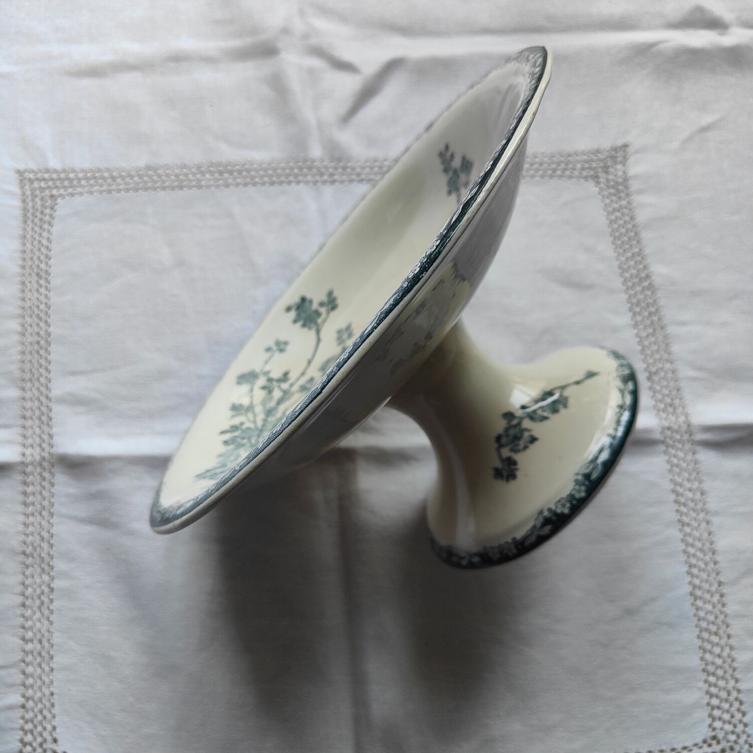 Iron earth compote bowl