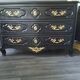 Louis XV style curved chest of drawers