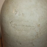 Old bottle in glazed clay of Saône et Loire