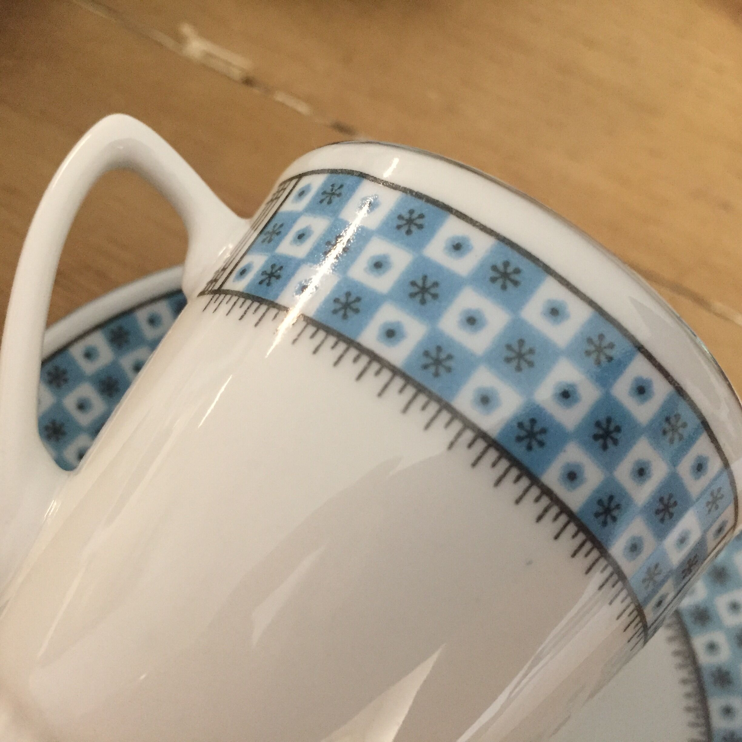 Coffee service China, 18 pieces