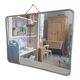 Old barber mirror, 40x30 cm