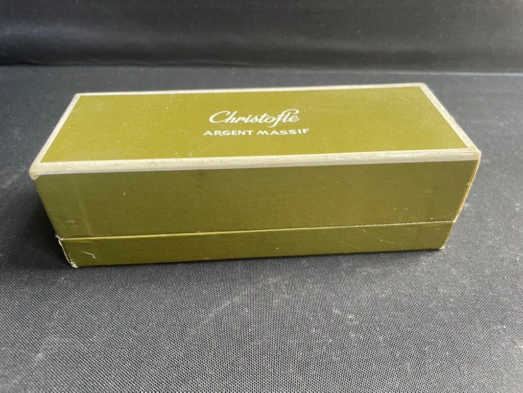Box of Christofle salt and pepper shakers – solid silver