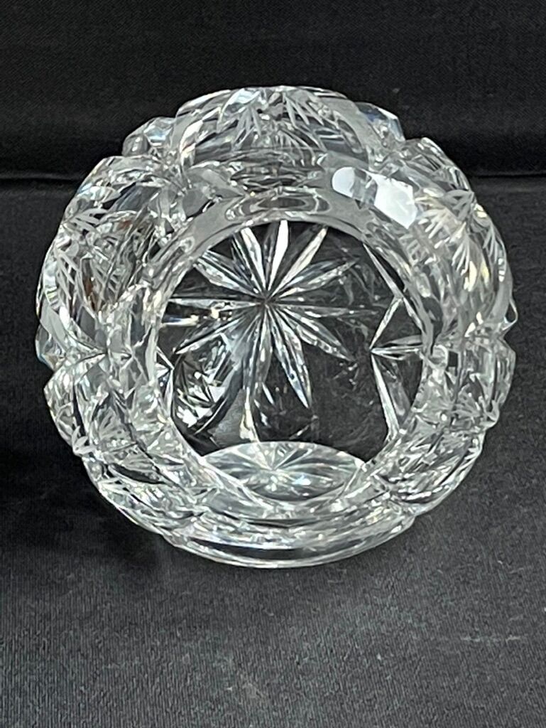 Ashtray individual ball cut crystal - XXth