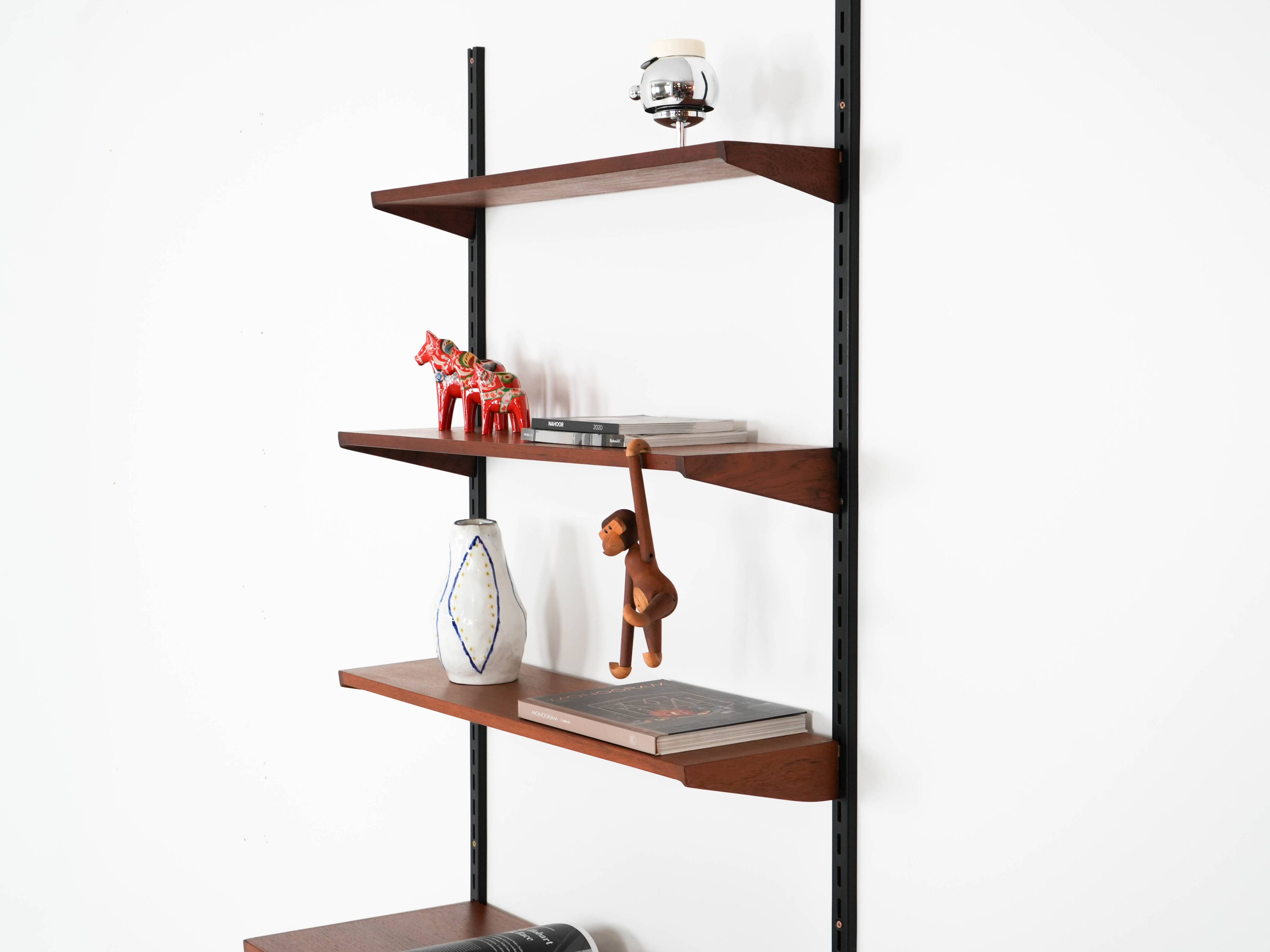 Teak modular shelving unit, Danish design, 1960s, designer: Kai Kristiansen