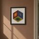 Victor Vasarely "ST" Colour silkscreen, 1968, signed