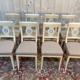 Suite de 8 chaises style Louis XVI - Directoire