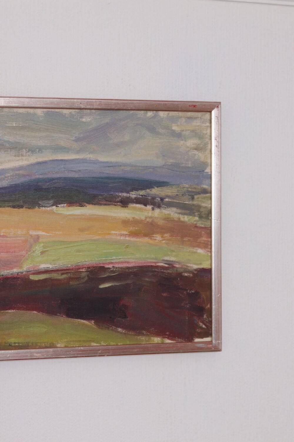 Original Swedish Oil on Canvas – “Dartmoor Heden” – Vintage & Framed