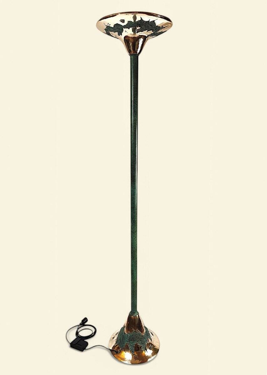 Brutalist Pair of Floor Lamps by Maison Valenti, 1970s-1980s
