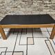 Vintage coffee table 1970" slate wood