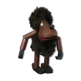 Personnage scandinave en teck articulé "homme des cavernes" années 60 70