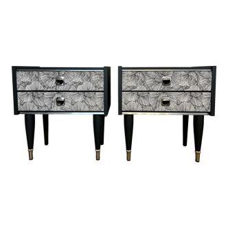 Vintage bedside duo