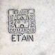 Old cup under bottle all tin les etains du manoir paris france