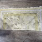 70s crochet blanket