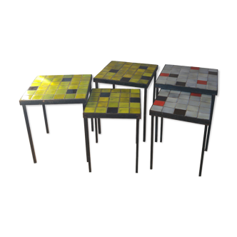 Tables en céramique-bouts de canapé