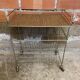 Hi-Fi Furniture Vinyl Turntable Golden Metal + 60's Vintage Formica