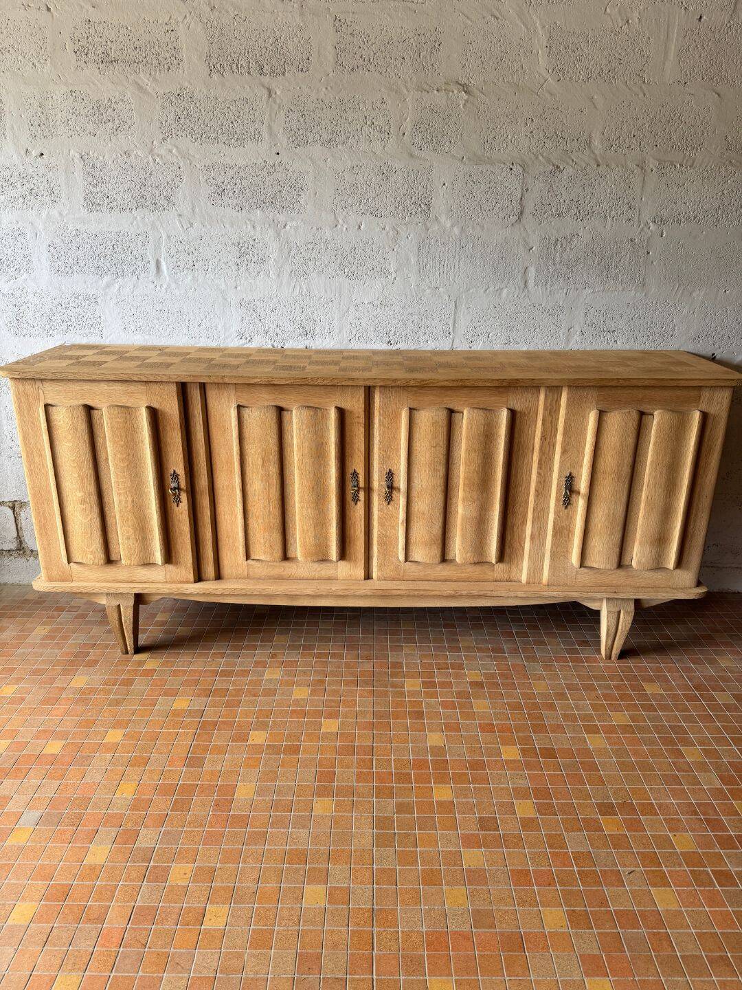 Art Deco enfilade sandblasted