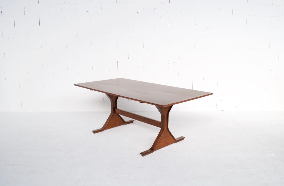 Table haute palissandre Gianfranco Frattini années 50' Bernini éditeur