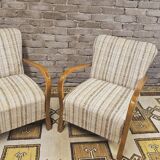 Pair of vintage Scandinavian armchairs 1970
