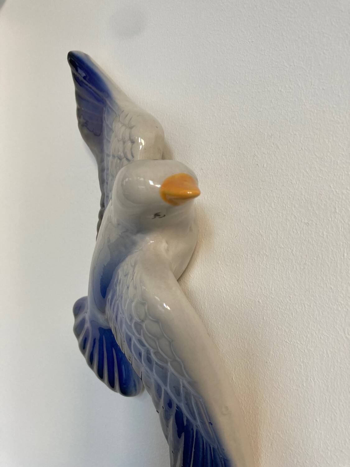 Mouette céramique émaillée 32cm