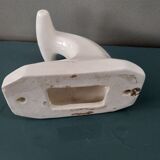 Coat rack in white art deco porcelain