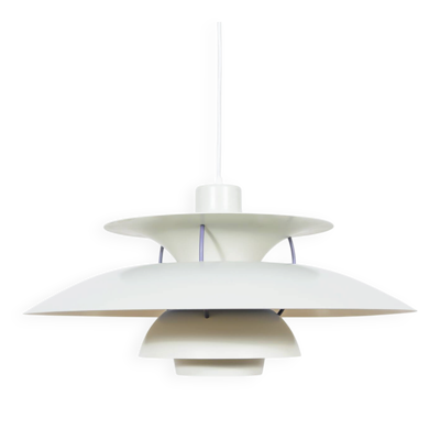 Suspension PH5 de milieu de siècle par Poul Henningsen pour Louis Poulsen, Danemark, années 1960.