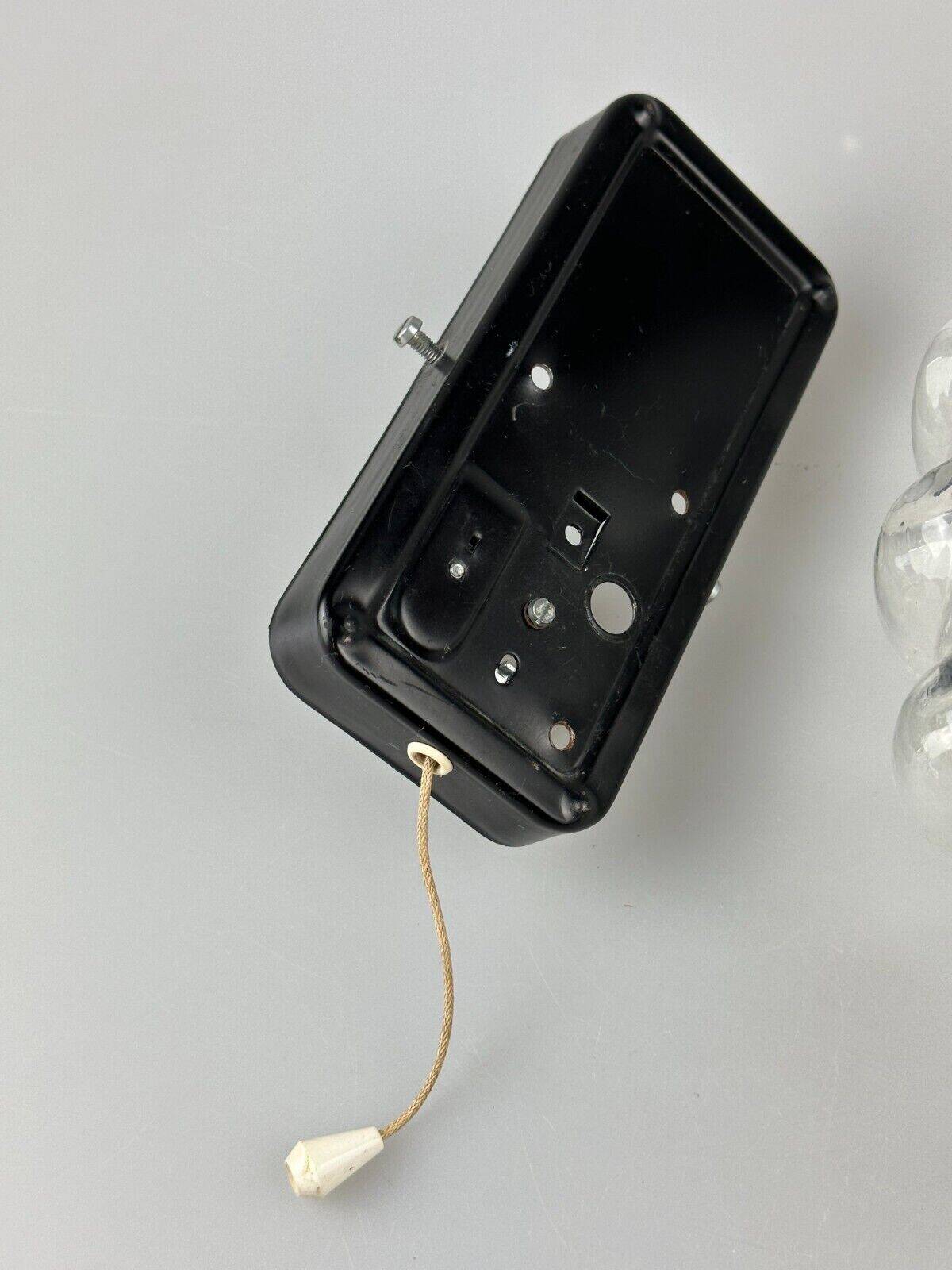 60s 70s wall lamp made of glass & metal bubble wall sconce space age design