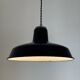 Pair of enamelled industrial workshop suspensions