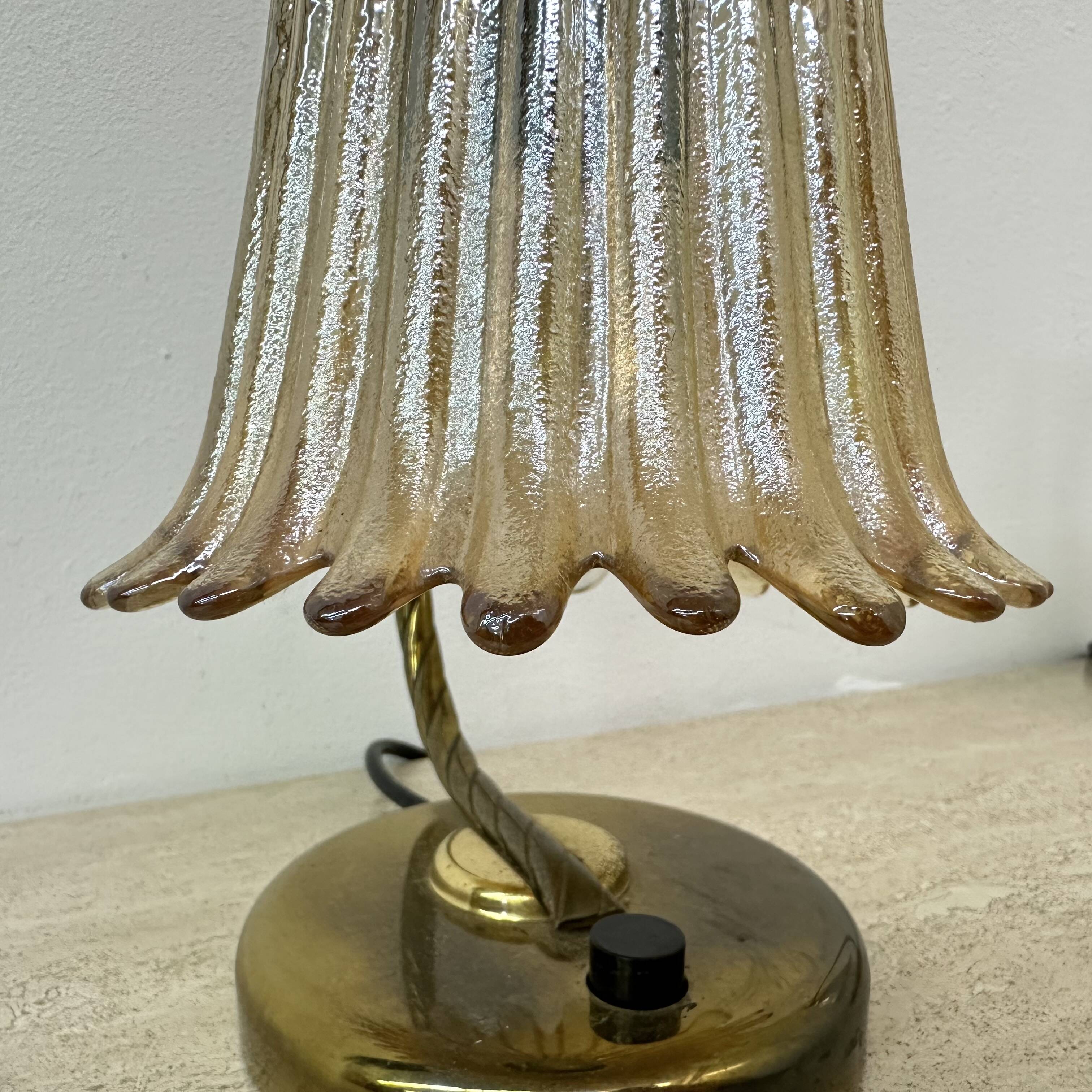 Lot de 2 lampes de table art déco, années 50