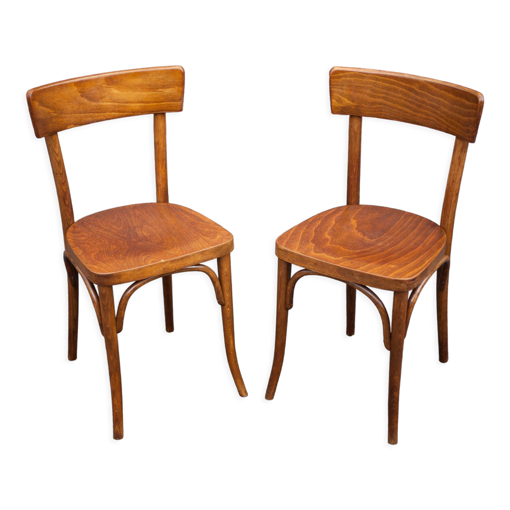 Pair of Thonet bistro chairs
