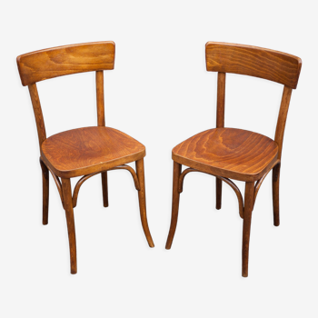 Pair of Thonet bistro chairs