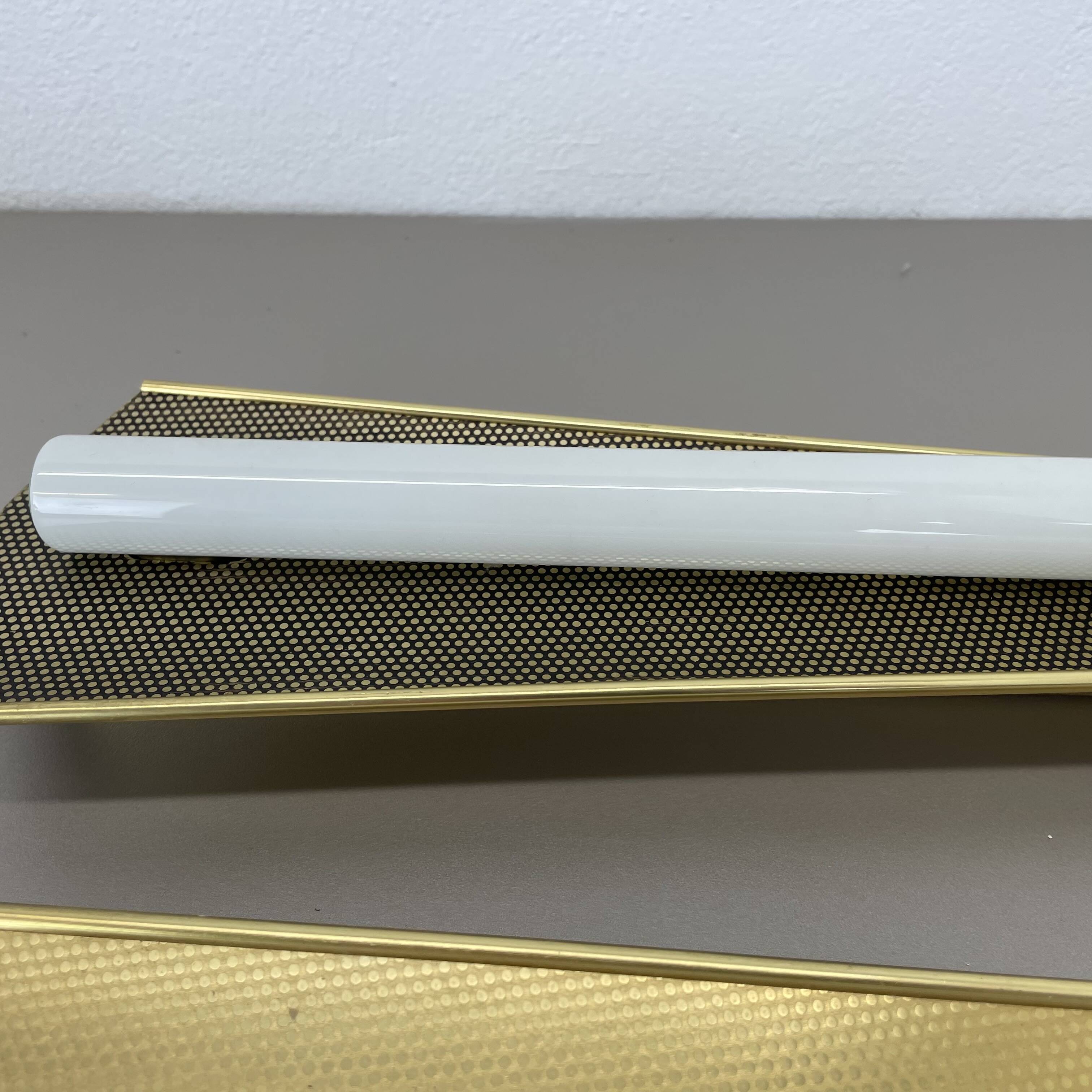 Set of 2 large 37 cm honeycomb theatre wall light elements, Germany, 1950