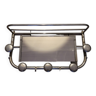 Coat and hat racks in aluminum from the 1950s