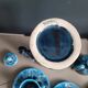 Vallauris blue coffee set - 22 pieces
