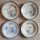 4 old plates In the city of St Denis Paris News