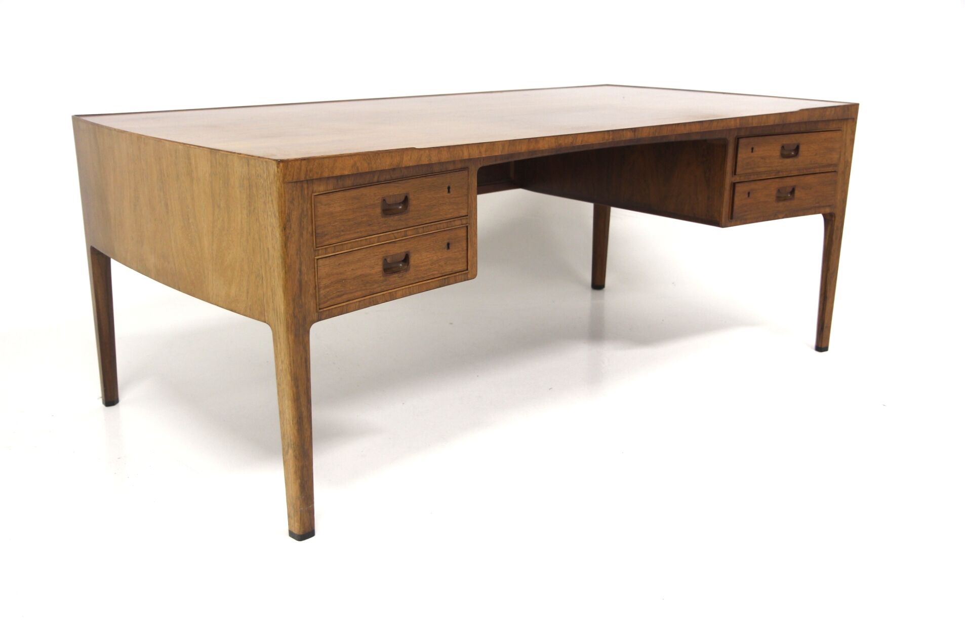 Scandinavian desk in rosewood, Sweden, 1950