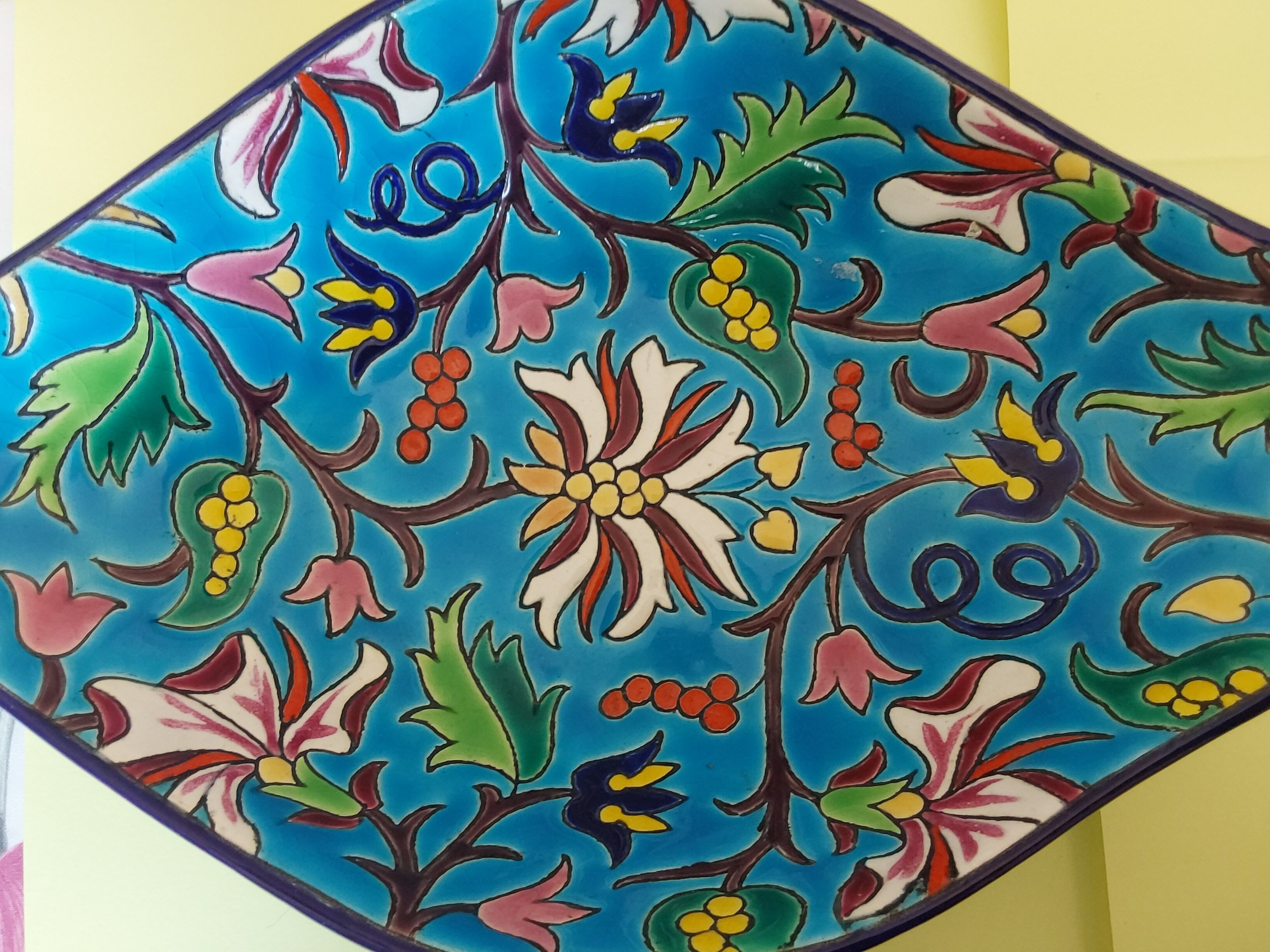 Longwy enamel fruit cup