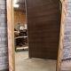 Mirror wood faux marble, 134x80 mercury glass